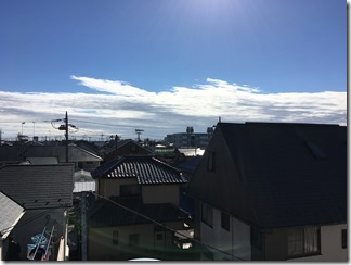 鴻巣市神明A様 東京スカイツリー方向の景色(完了)。